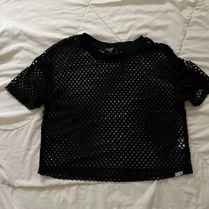 🐧Juicy Couture Black Label Crochet Top, Size M🖤